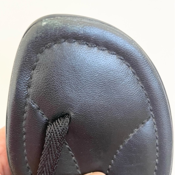 Prada Sport Y2K Black Leather Nylon Logo T-strap Kitten Low Heel Sandals EU 39 - Picture 9 of 11